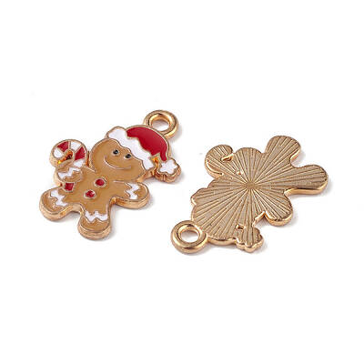 Christmas Alloy Enamel Pendants