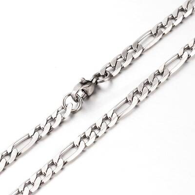 Tarnish Resistant 304 Stainless Steel Figaro Chains Necklaces