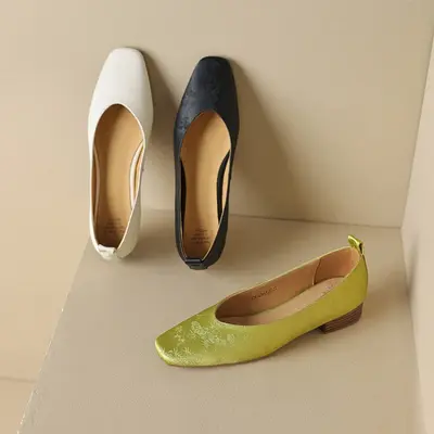 CHIKO Belen Square Toe Block Heels Pumps Shoes