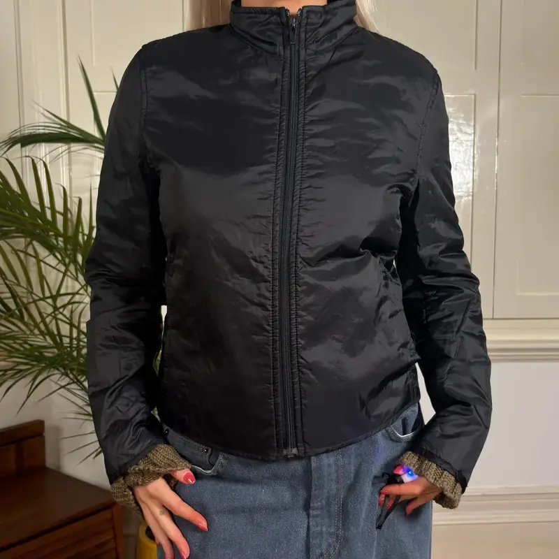 Cotton Belt Jacket - Medium Black Polyester