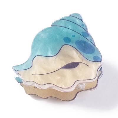 Cute Mini Conch Acrylic Claw Hair Clips