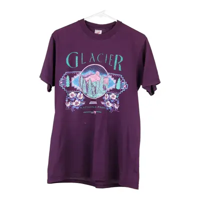 Glacier Jerzees T-Shirt - Medium Purple Cotton