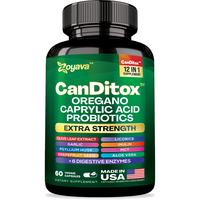 Zoyava CanDitox Supplement: Candida Cleanse All-in-One Supplement for Gut and Colon Support with 12+ Extra Strength Ingredien...