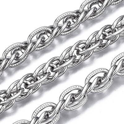 Tarnish Resistant 304 Stainless Steel Rope Chains