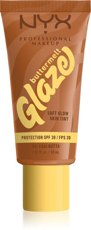 NYX Professional Makeup Buttermelt Glaze Illuminating Tinted Lotion SPF 30 Chai Butta 30ml