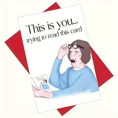 Funny Happy Birthday Card, 1 Count Birthday Greeting Card with Envelope, Birthday Decoration, Unique Birthday Gift for Mom, S...