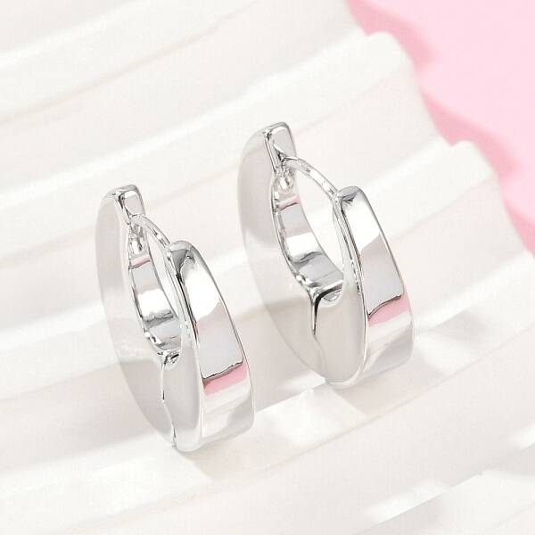 Brass Hoop Earrings