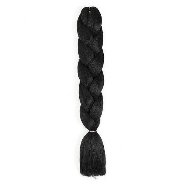 Long Single Color Jumbo Braid Hair Extensions for African Style - High Temperature Synthetic Fiber