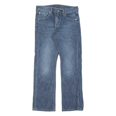 LEVI'S 527 REG Jeans Womens Blue Regular Bootcut Stone Wash W30 L30