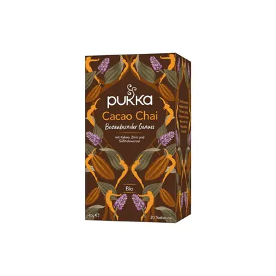 Pukka Chai Herbal Tea with Organic Cocoa, 20 pieces (40 g)