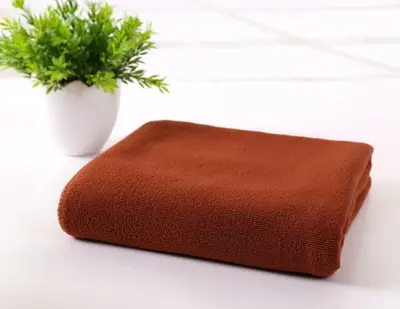 Microfiber towel | Color: Brown | Size: 30X70cm