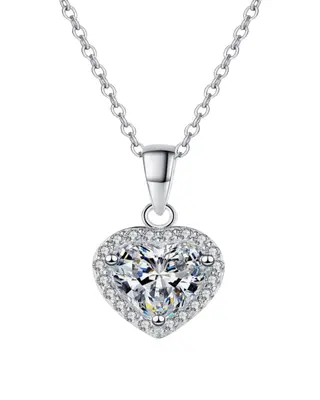 1 Carat Diamond Heart Pendant Necklace