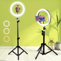 12'' Ring Light with 43.3'' Extendable Tripod Stand, LED Circle Lights with Phone Holder for Live Stream/Makeup/YouTube Video...