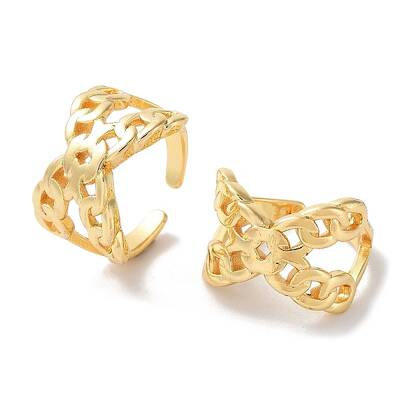 Brass Open Cuff Ring