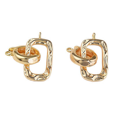 Brass Fold Over Clasps