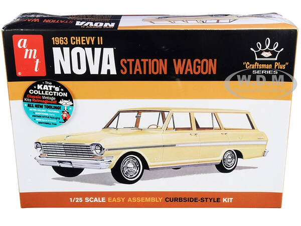 Skill 2 Model Kit 1963 Chevrolet II Nova Station Wagon \