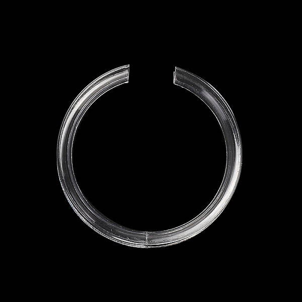 Transparent Plastic Single Bracelet Display Rings