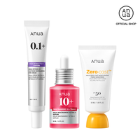 [Anua Official Shop] The Rejuvenation Trio (Retinol Eye Cream + TXA Serum + SPF) | korean sunscreen, spf 50, no white cast, d...