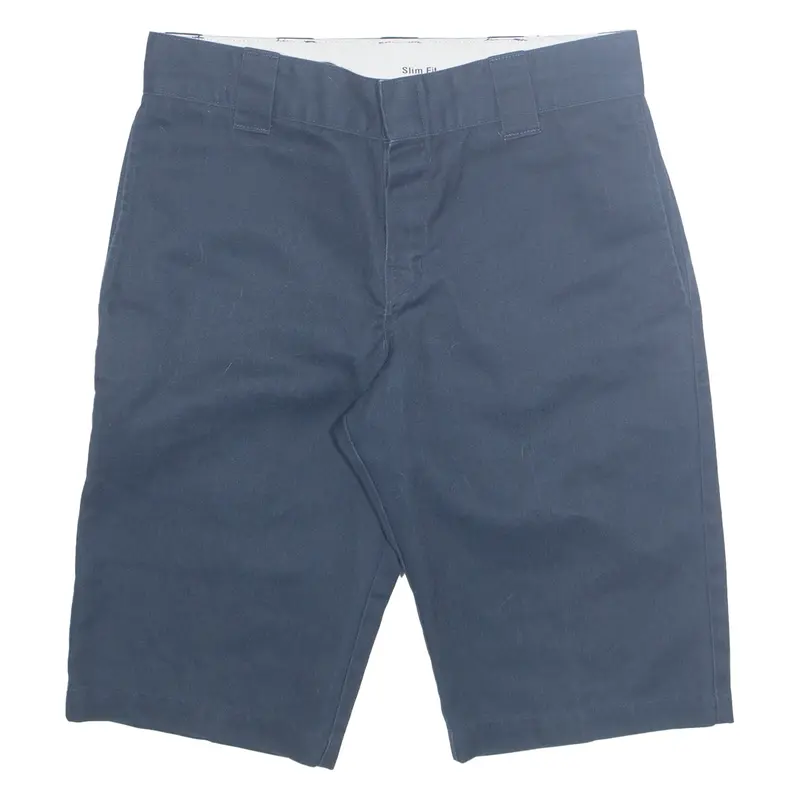 DICKIES Mens Workwear Shorts Blue Slim M W31