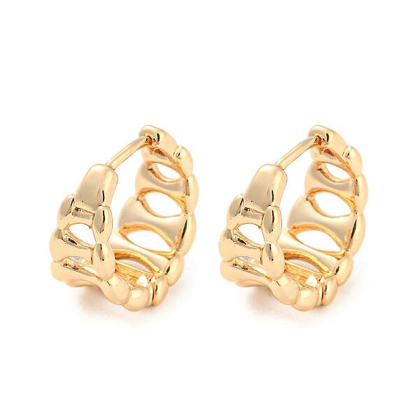 Brass Hoop Earrings