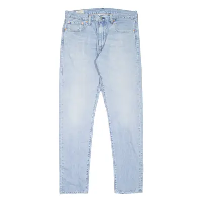 LEVI'S 512 Jeans Premium Mens Blue Slim Tapered Stone Wash W33 L32