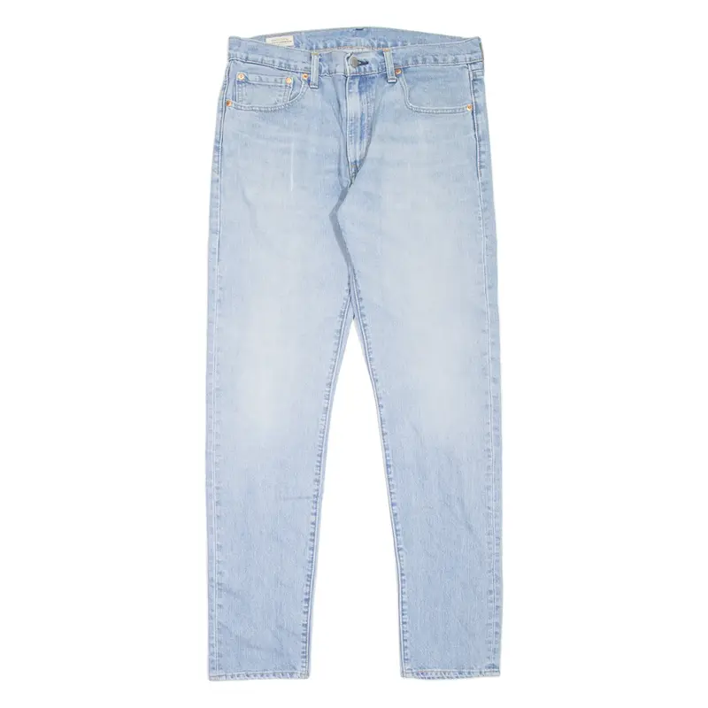 LEVI'S 512 Jeans Premium Mens Blue Slim Tapered Stone Wash W33 L32