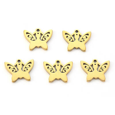 PVD Vacuum Plating 304 Stainless Steel Charms