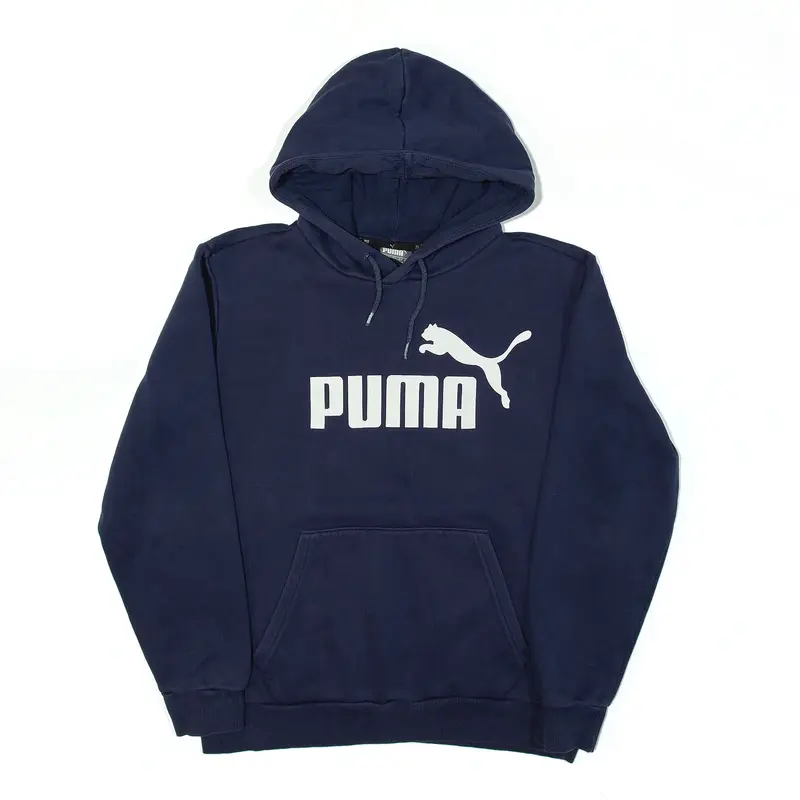 PUMA Hoodie Blue Pullover Mens S