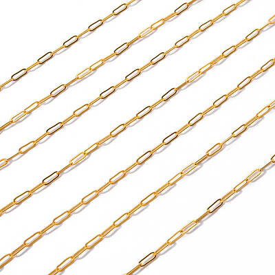 Brass Paperclip Chains