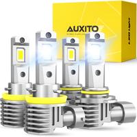 AUXITO 9005 9006 9007 H11 H10 H4 H13 H15 H1 H3 LED Headlights Bulbs Combo,Fog Lights, 50000LM Bright 6500K Cool White, 120W H...