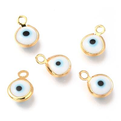 Handmade Evil Eye Lampwork Charms