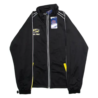FEEL FREE Mens Track Jacket Black Colourblock XS