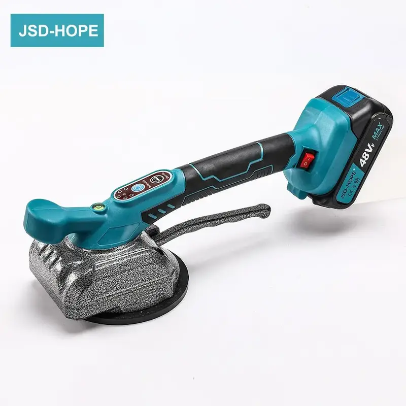 Hand-held Floor Tile Vibration Machine, 1 Set Powerful Tile Tiling Machine, Professional Tile Vibration Installation Tool, C...