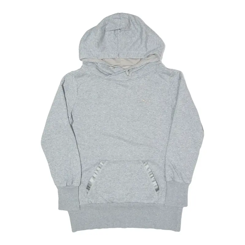 PUMA Hoodie Grey Pullover Womens UK 12