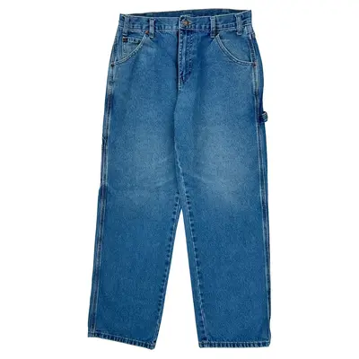 Dickies Carpenter Jeans - 31W 29L Blue Cotton