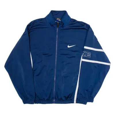NIKE Mens Track Jacket Blue XL