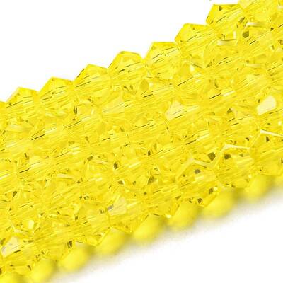 Transparent Glass Beads Strands