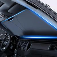 Portable Car Windshield Sun Visor, Thermal Insulation Front Windshield Sunshade, Automotive Glass Sunshade for Car, SUV, Truc...