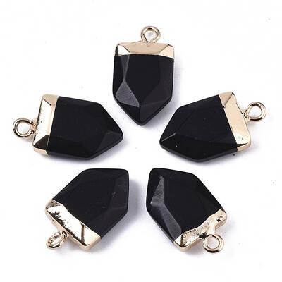 Natural White Jade Pointed Pendants