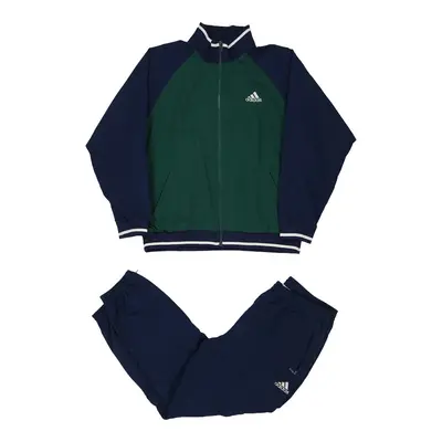 Adidas Full Tracksuit - 2XL Block Colour Polyester