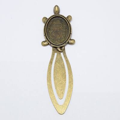Tibetan Style Tortoise Bookmark Cabochon Settings