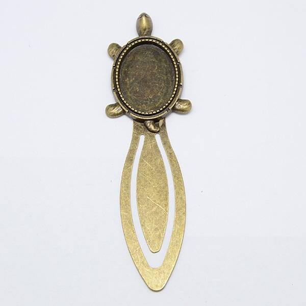 Tibetan Style Tortoise Bookmark Cabochon Settings