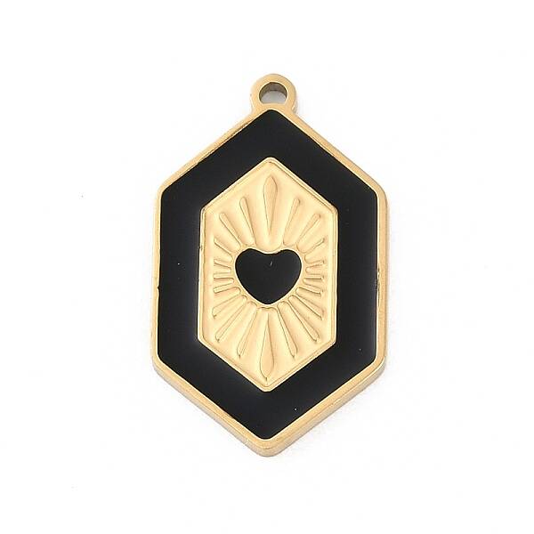 304 Stainless Steel Enamel Pendants