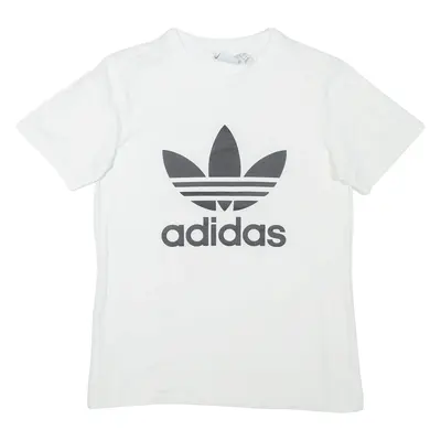 ADIDAS Womens T-Shirt White UK 12