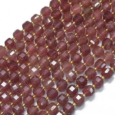 Natural Strawberry Quartz Beads Strands