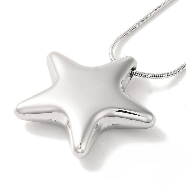 Non-Tarnish Vacuum Plating 304 Stainless Steel Snake Chain Necklaces