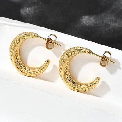 304 Stainless Steel Stud Earrings