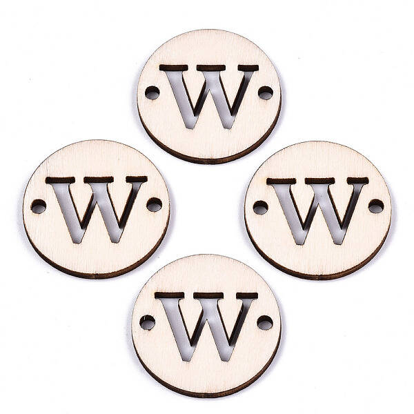 Unfinished Natural Poplar Wood Links Connectors