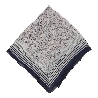 Unbranded Floral Scarf - No Size White Viscose Blend