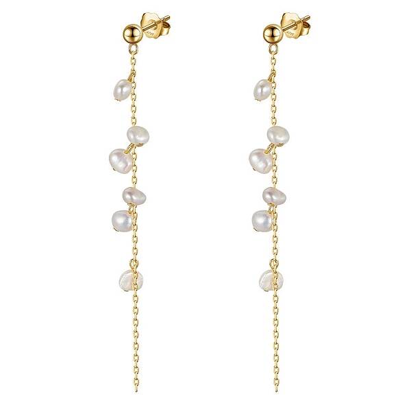 Natural Pearl Ear Studs